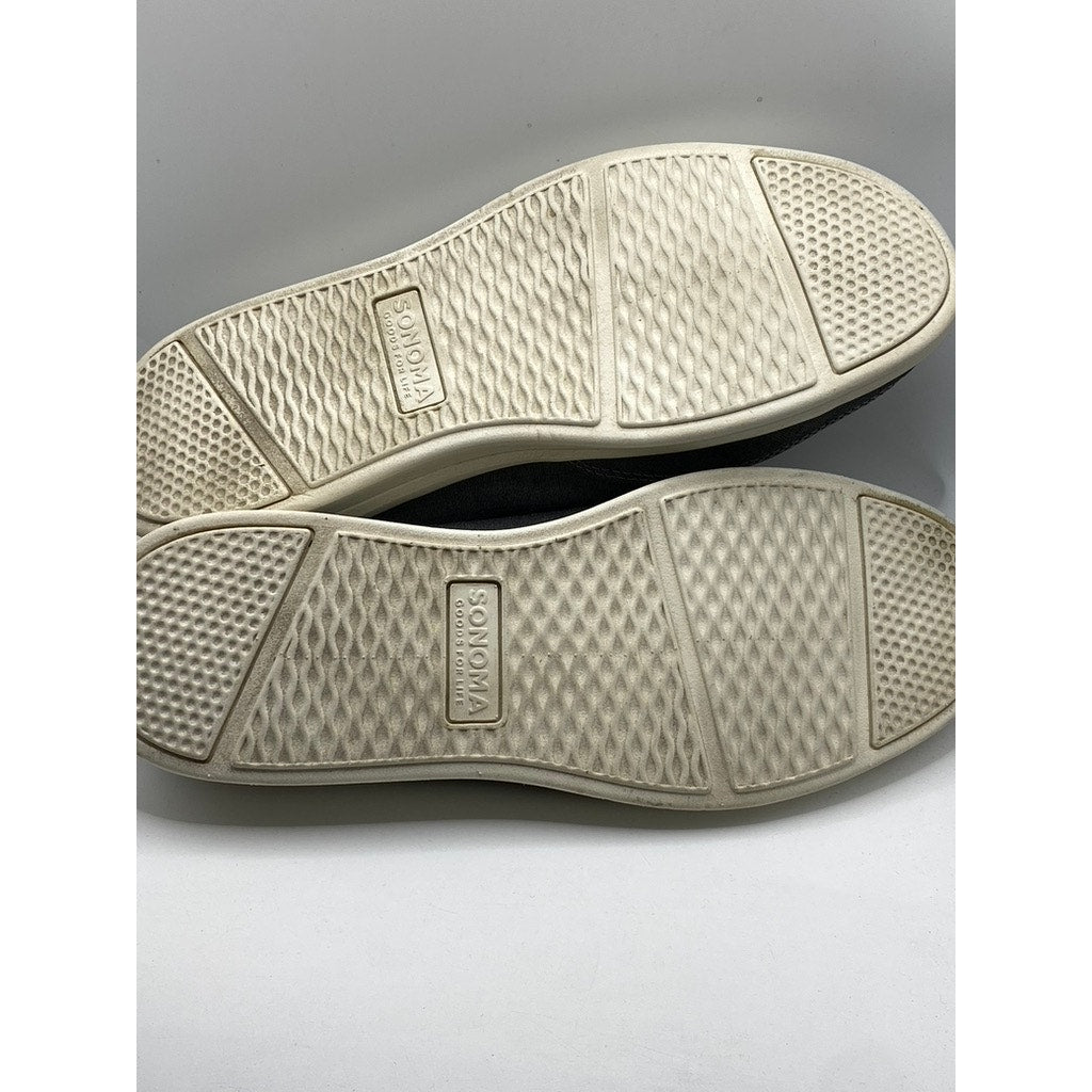SONOMA GOOD FOR LIFE Men's Gray Canvas Slip-On Casual Lightweight Shoes SZ 11