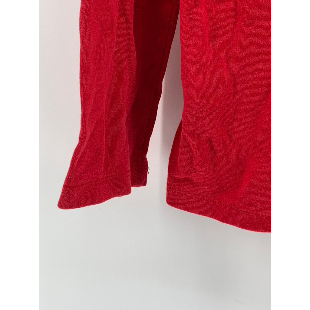WHITE STAG Women's Red Turtleneck Long Sleeve Top SZ M