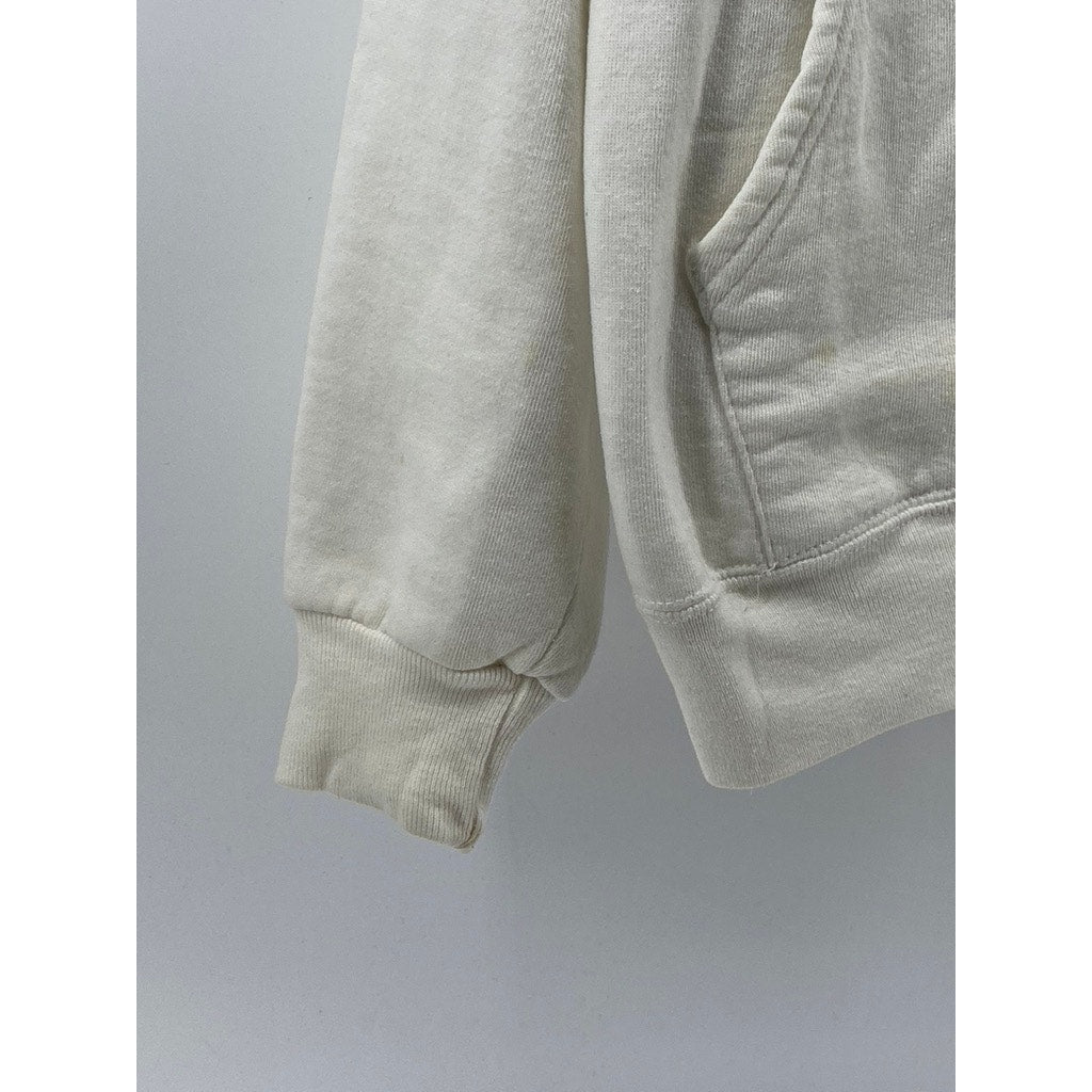 RUSSELL ATHLETIC Unisex Adult White-Blue St. Louis Logo Pullover Hoodie SZ M