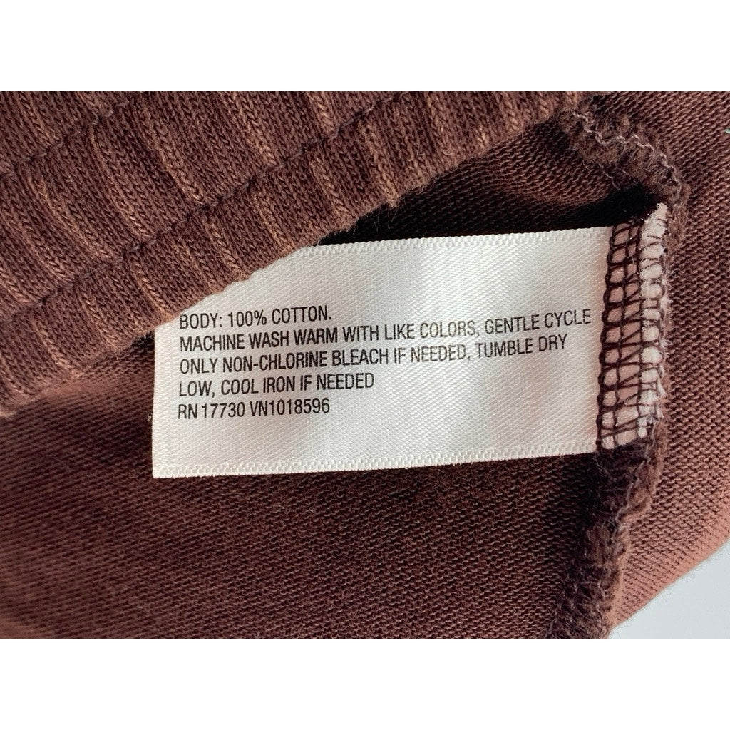 WILD FABLE Women's Brown Casual Relaxed-Fit Pull-On Shorts SZ L