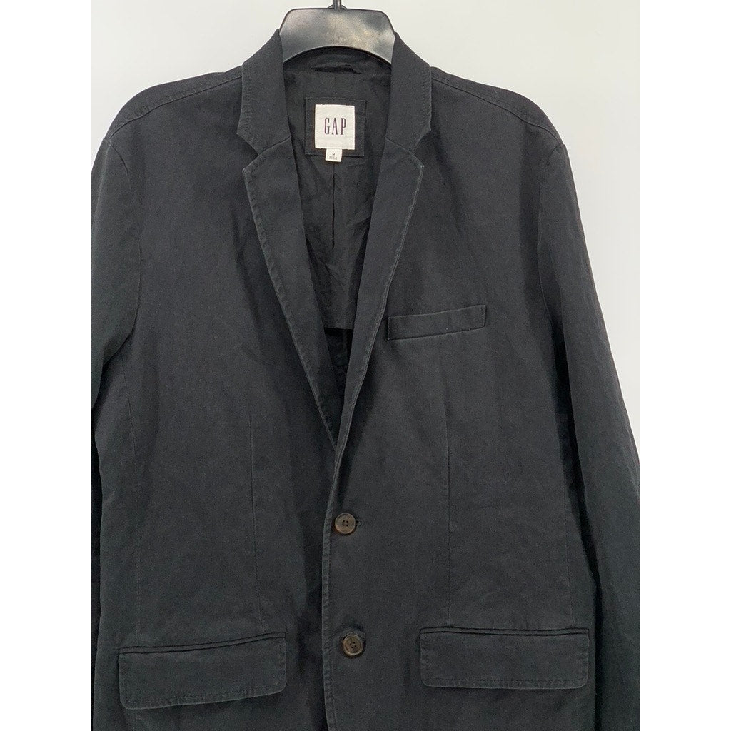 GAP Women's Black Core Two-Button Blazer SZ M