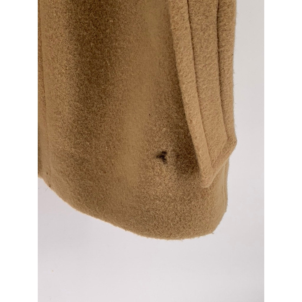 UNBRANDED Women's Tan Hooded Long Belted Coat SZ 12