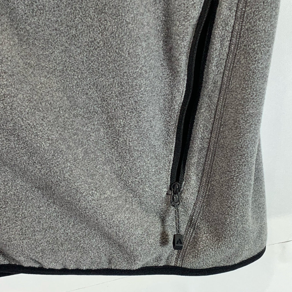 EDDIE BAUER Men's Gray Fleece Cloud Layer Pro Zip-Up Stand Collar Vest SZ M