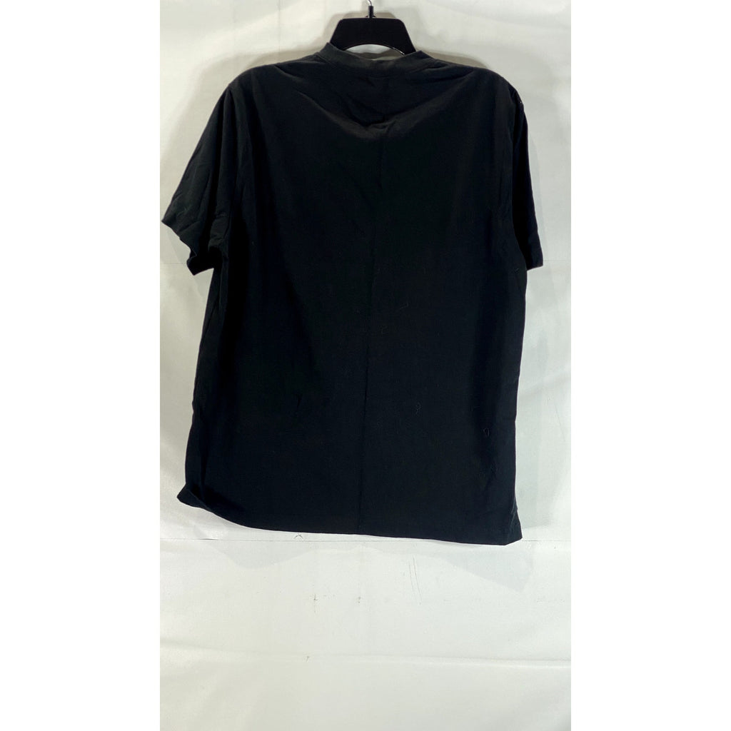 ONLY NY Men's Black Block Logo Crewneck Short Sleeve T-Shirt SZ M