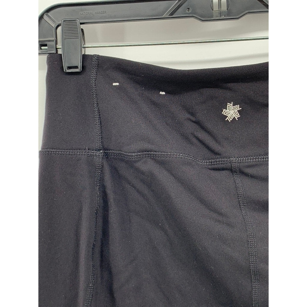 TEK GEAR Women's Petite Black Shapewear Flared Workout Pants SZ P/M