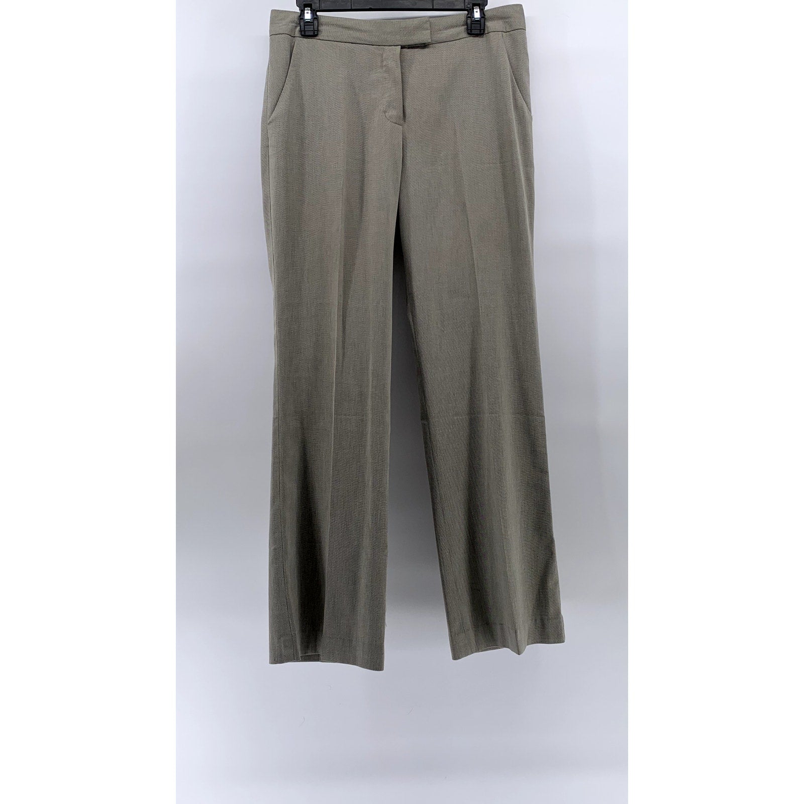 ANNE KLEIN Women's Vintage Beige Straight-Leg Regular-Fit Suit Pants SZ 6