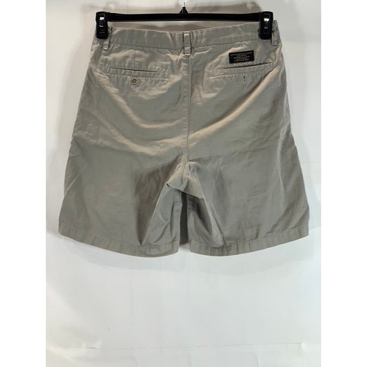 BANANA REPUBLIC Men's Tan Vintage Pleated Front Chino Shorts SZ 34