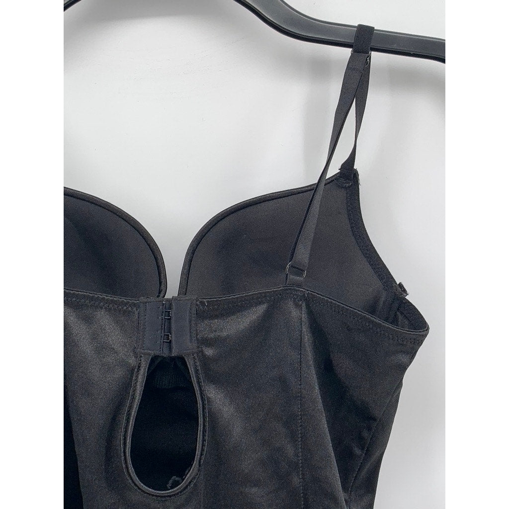 UNDERGIRL Women's Black Seamless Shaping Bodysuit SZ M