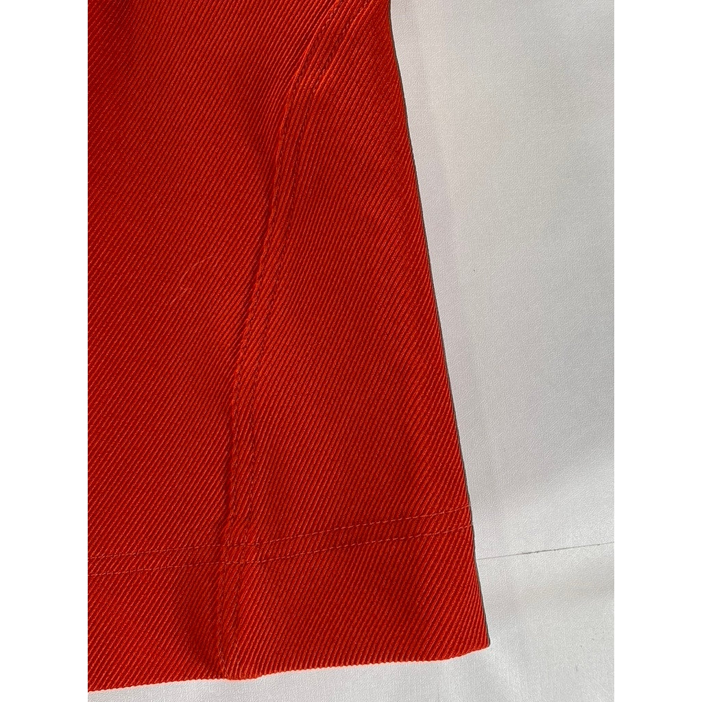 URBAN OUTFITTERS Women's Bright Red UO Ashley Pelmit Fitted Mini Skirt SZ M