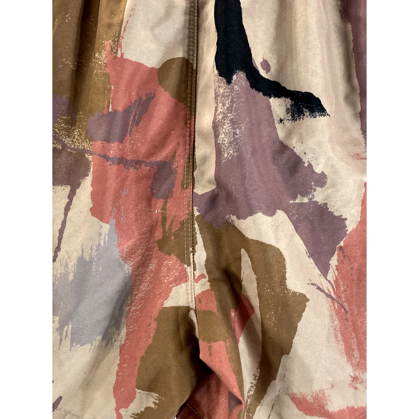 ASOS Men's Brown Printed Drawstring Pull-On Shorts SZ L