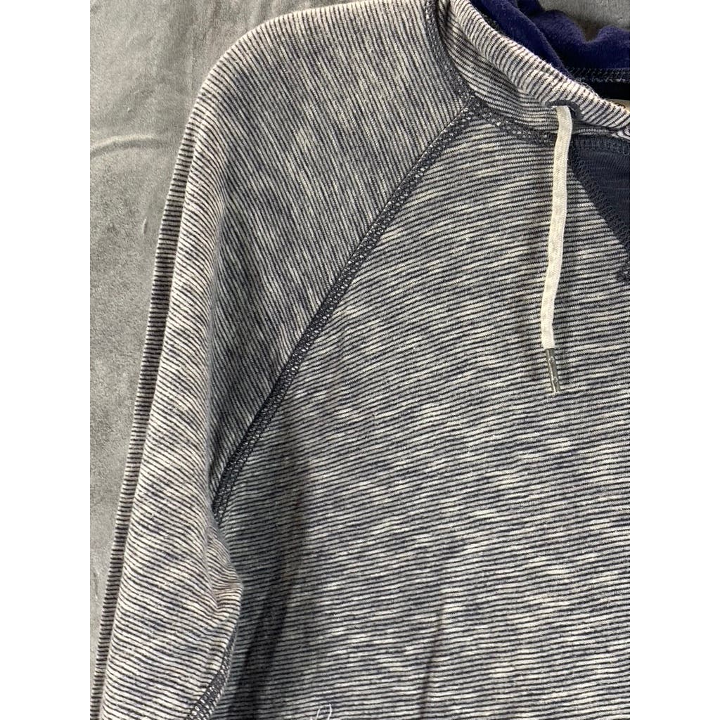 J.CREW Men's Gray Heather Cotton Pullover Hoodie SZ S