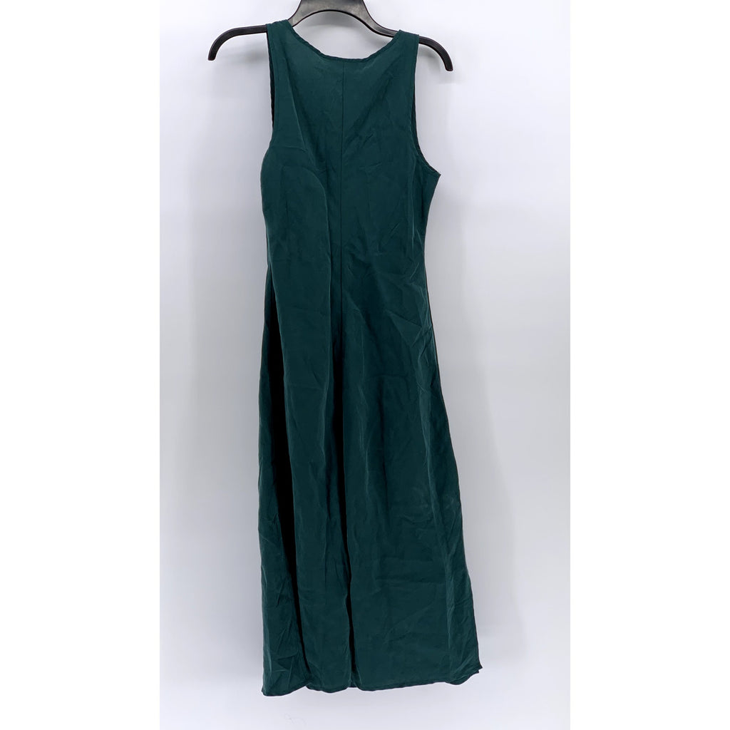 UNIVERSAL THREADS Women's Green Scoop-Neck Midi Dress SZ S