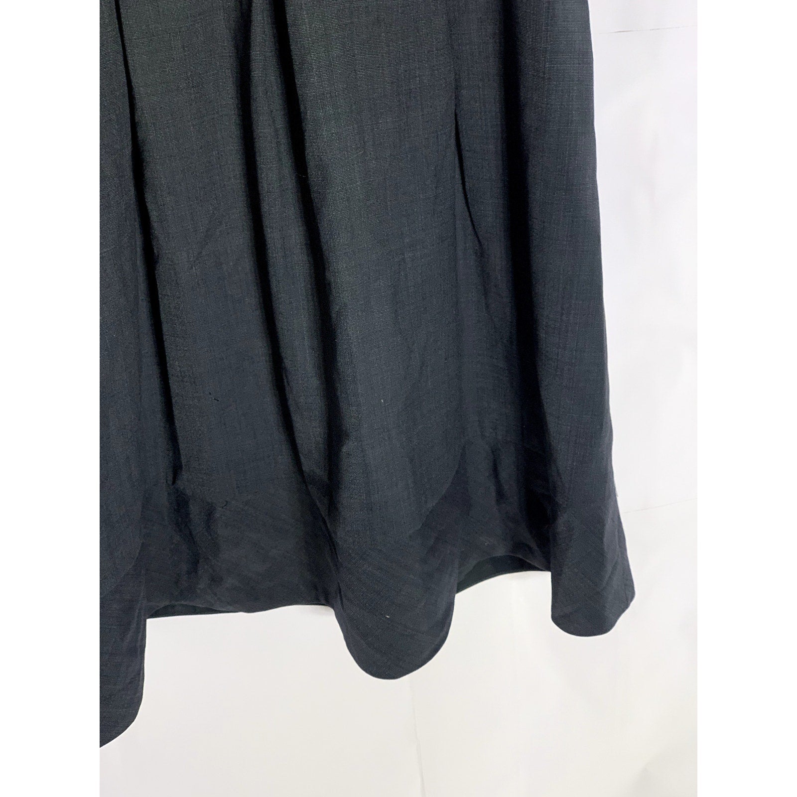 BANANA REPUBLIC Women's Black Scoop-Neck Stretch Sleeveless Wool Dress SZ 4