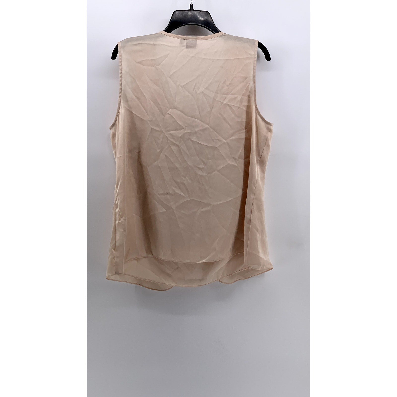 212 COLLECTION Women's Beige Ruffle Sleeveless Top SZ XL