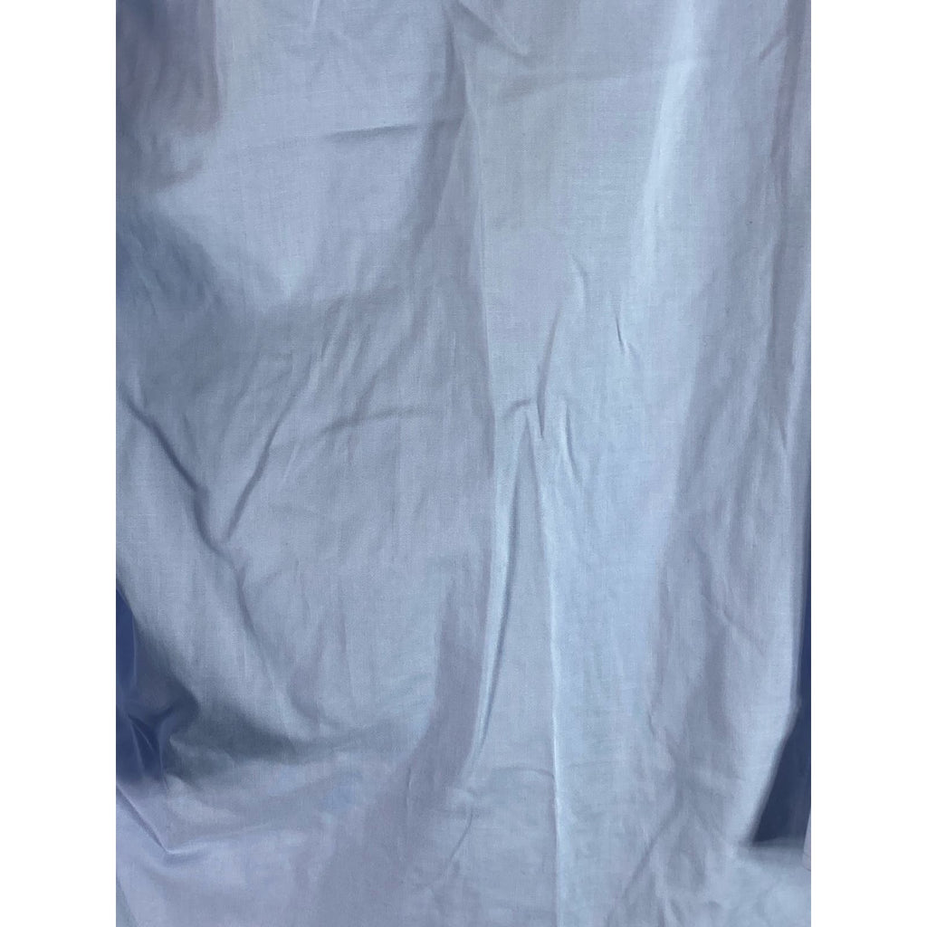TOMMY HILFIGER Men's Light Blue TH Flex Supima Regular-Fit Stretch Shirt SZ 16