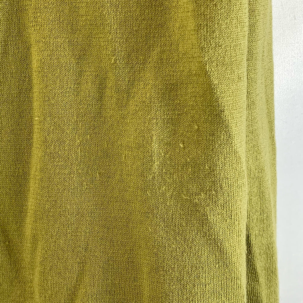 BANANA REPUBLIC Men's Green Cotton-Blend Luxe V-Neck Long Sleeve Sweater SZ XL