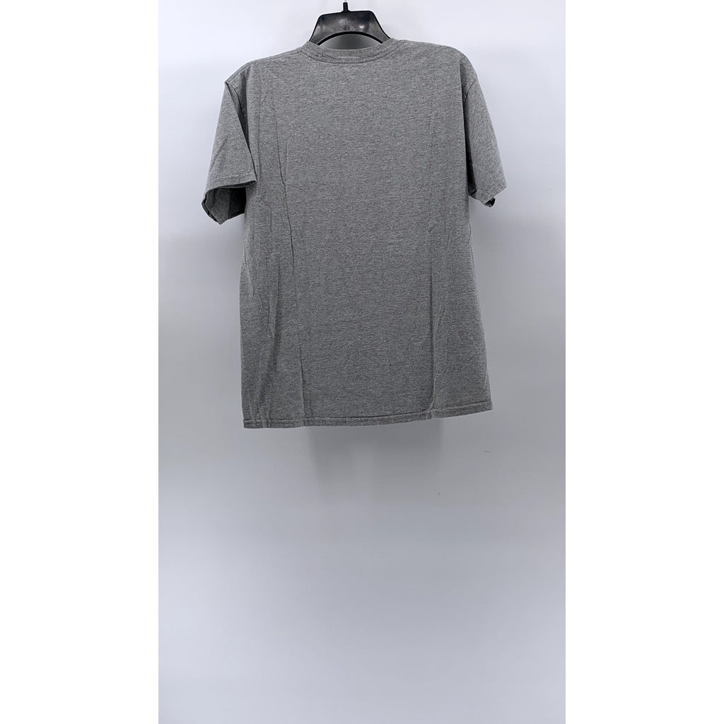 CHAMPION Men's Gray Crewneck Short Sleeve Logo Casual T-Shirt SZ M