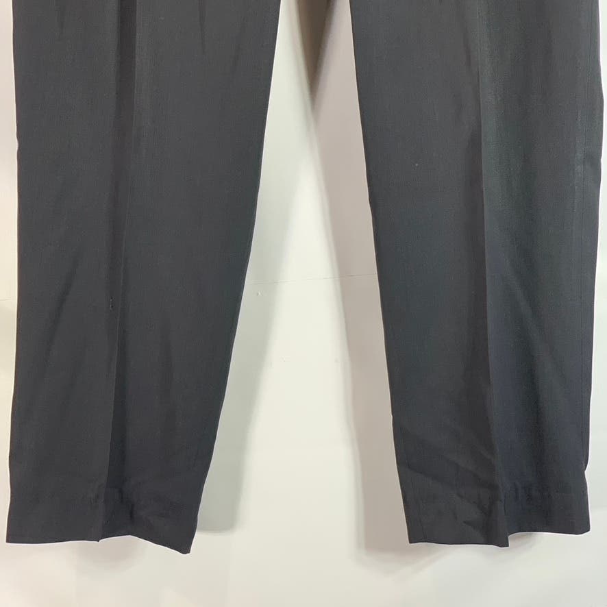 AUSTIN REED Men's Black Pleated Front Dress Pant SZ 42X28