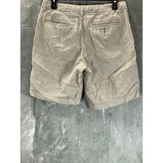 BANANA REPUBLIC Men's Tan Linen-Blend Shorts SZ 30
