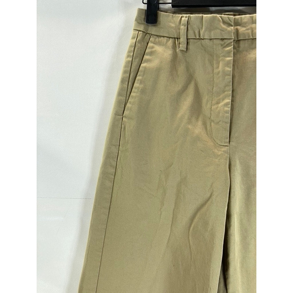 TOMORROW Women's Camel Ellen Wide-Leg High-Rise Pant SZ 25