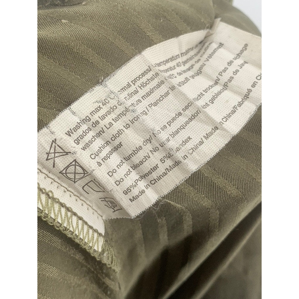 EKOUAER Women's Brown Striped Pull-On Lightweight Relaxed-Fit Pajama Pants SZ M