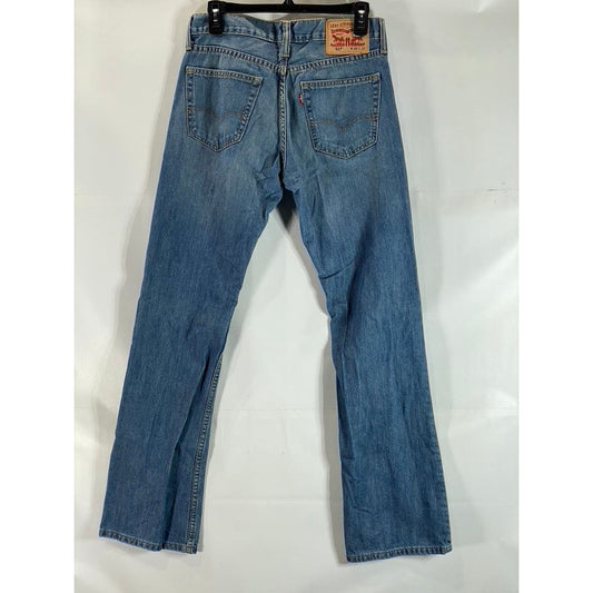 LEVI'S Men's Medium Wash 527 Slim Bootcut Five-Pocket Denim Jeans SZ 30X32