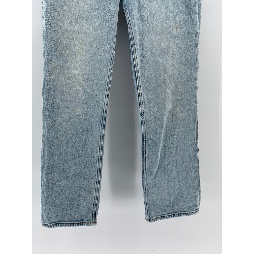 ABERCROMBIE & FITCH Women's Blue Ultra High Rise The Ankle Straight Jeans SZ25/0