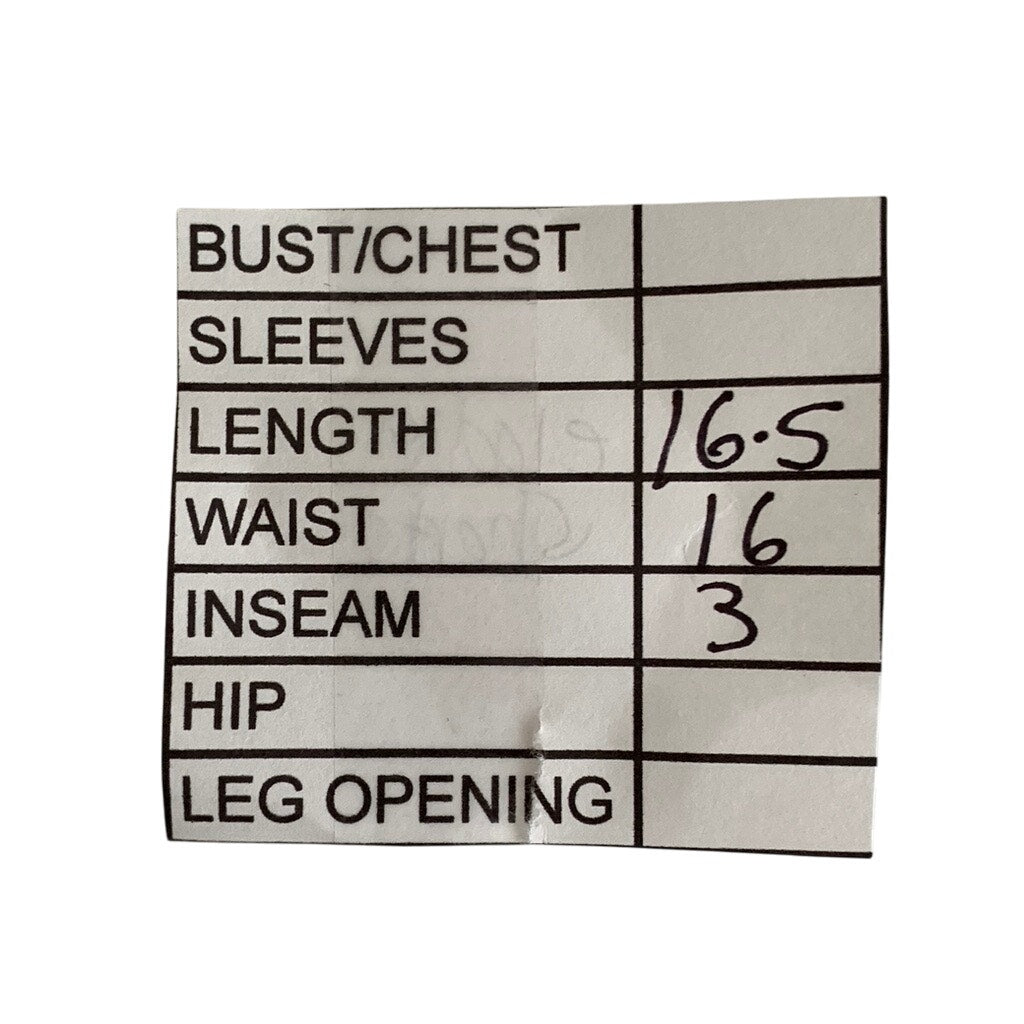 ELODIE Women's Blue-White Tie-Dye Cuffed High-Rise Paperbag Shorts SZ XL