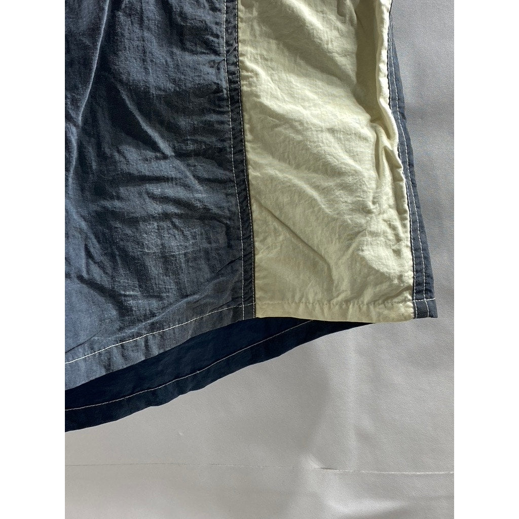 TOMMY HILFIGER Men's Vintage Navy-Cream International Games Board Shorts SZ M