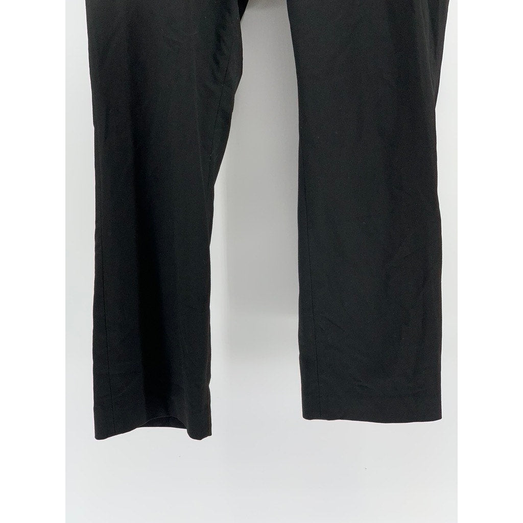 UNIQLO Women's Black Solid Slim-Leg Regular-Fit Smart Ankle Pant SZ L