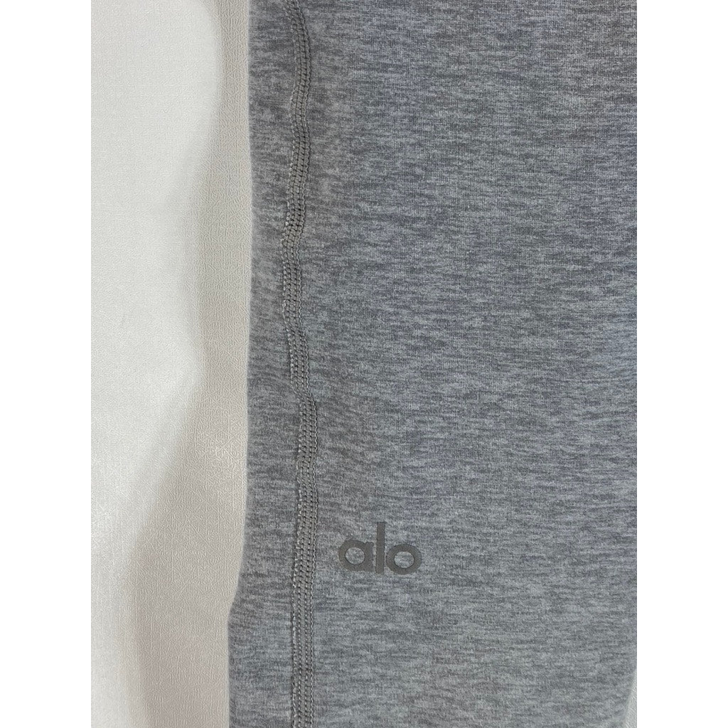 ALO YOGA Women's Athletic Heather Grey Highwaist Alosoft Leggings SZ XS