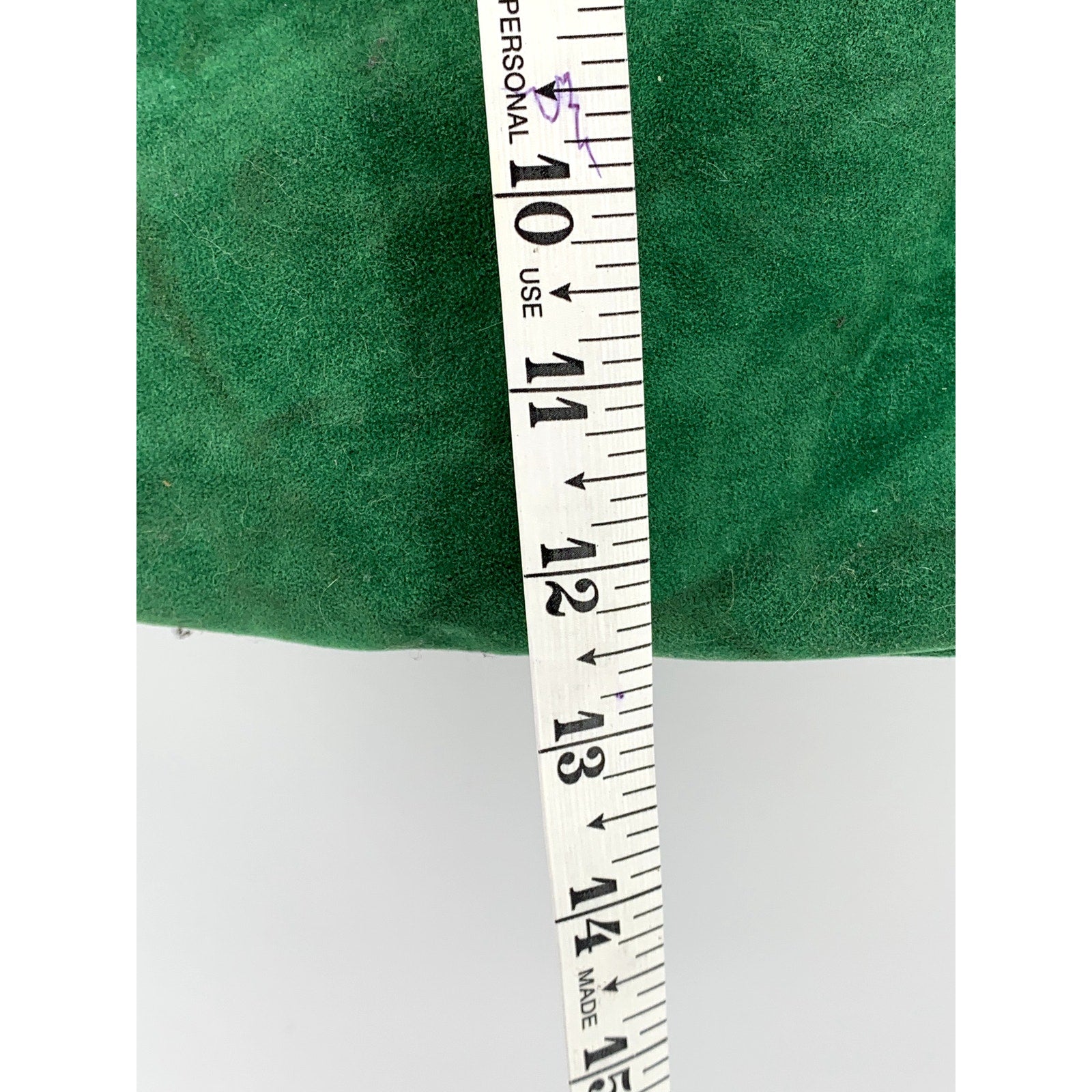 TWIGGY LONDON Women's Vintage Dark Green Suede Leather Shoulder Bag