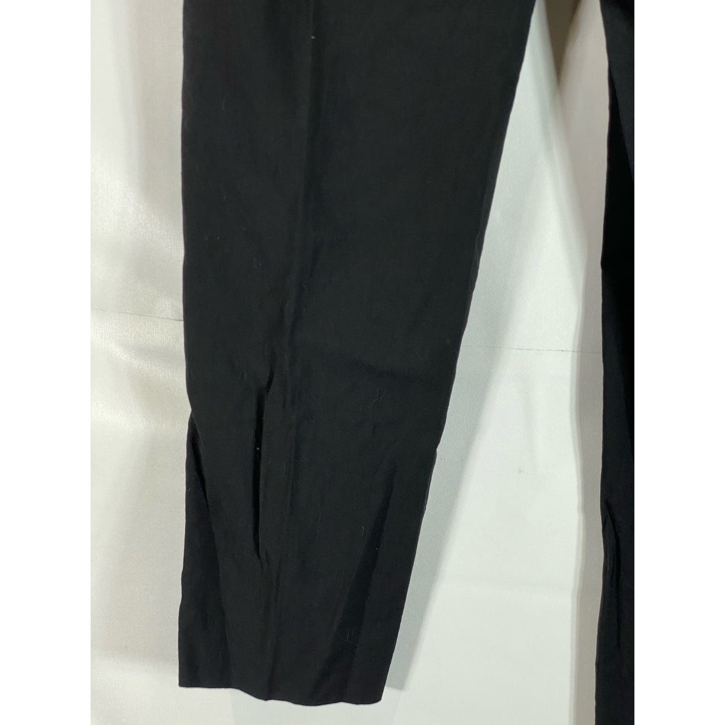 BANANA REPUBLIC Men's Black Solid Tailored Slim-Fit Dress Pants SZ 33X32