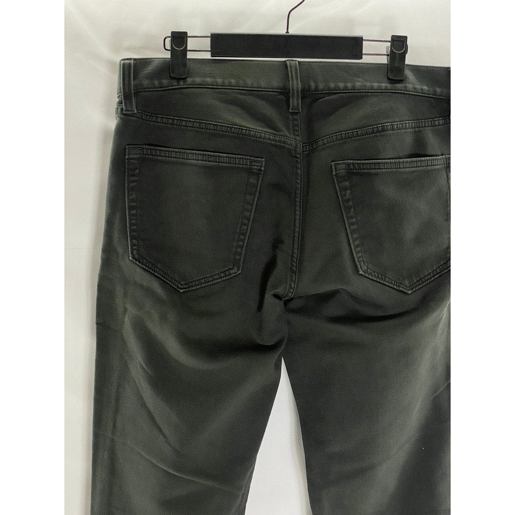 BANANA REPUBLIC Men's Dark Gray Slim-Fit Aiden Traveler Five-Pocket Pant SZ32X32