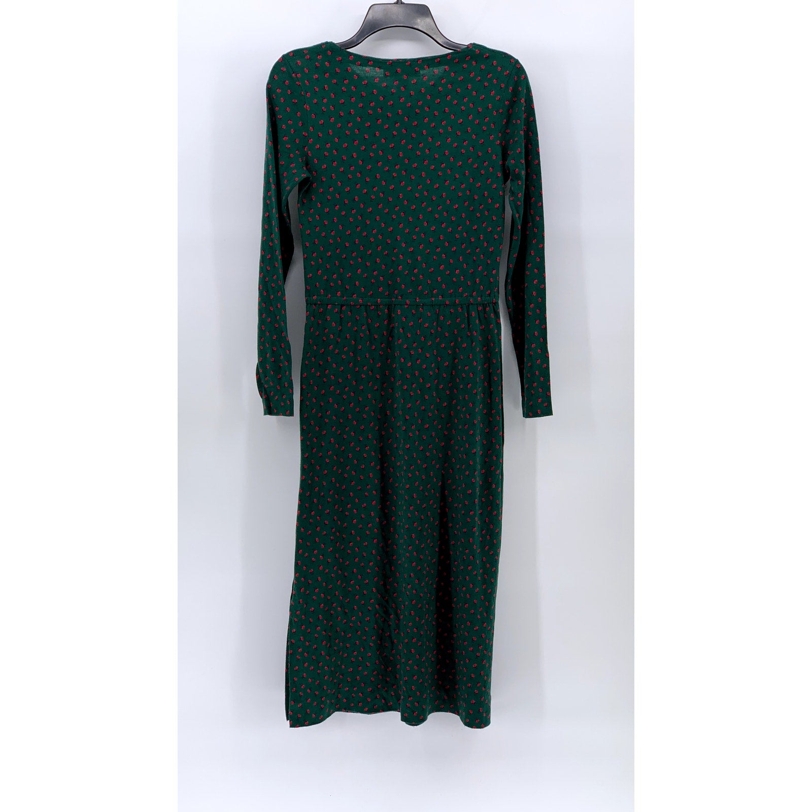 LORD + TAYLOR Women's Vintage Dark Green Floral Print Cowl-Neck Maxi Dress SZ 6