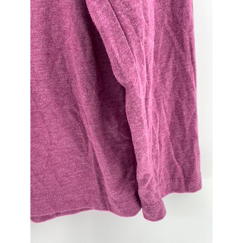 SIMPLY STYLED Pink Button-Up Long Sleeve Pajama Top SZ M