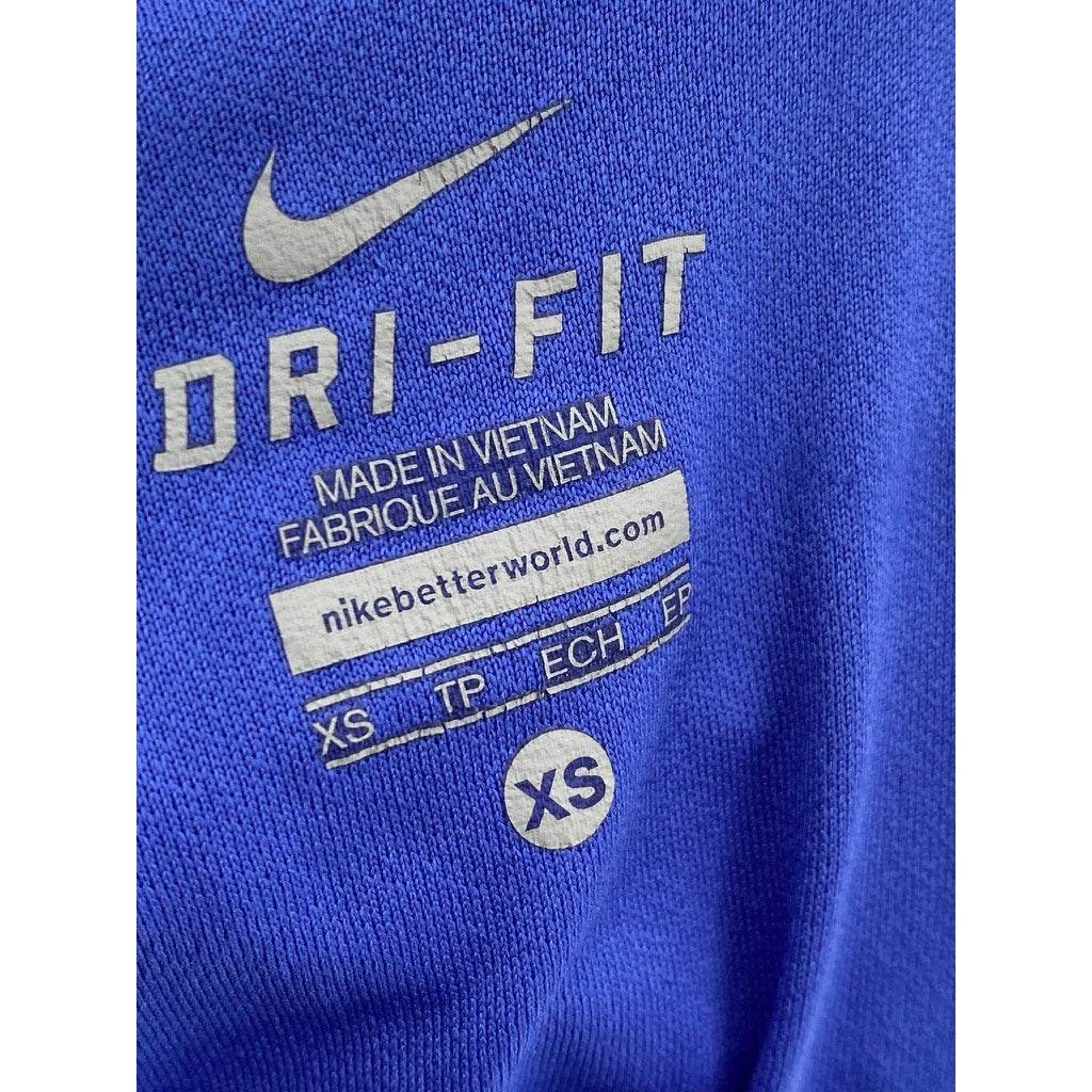 NIKE Women’s Blue-Orange Elastic Waist Dri-Fit Running Shorts SZ XS