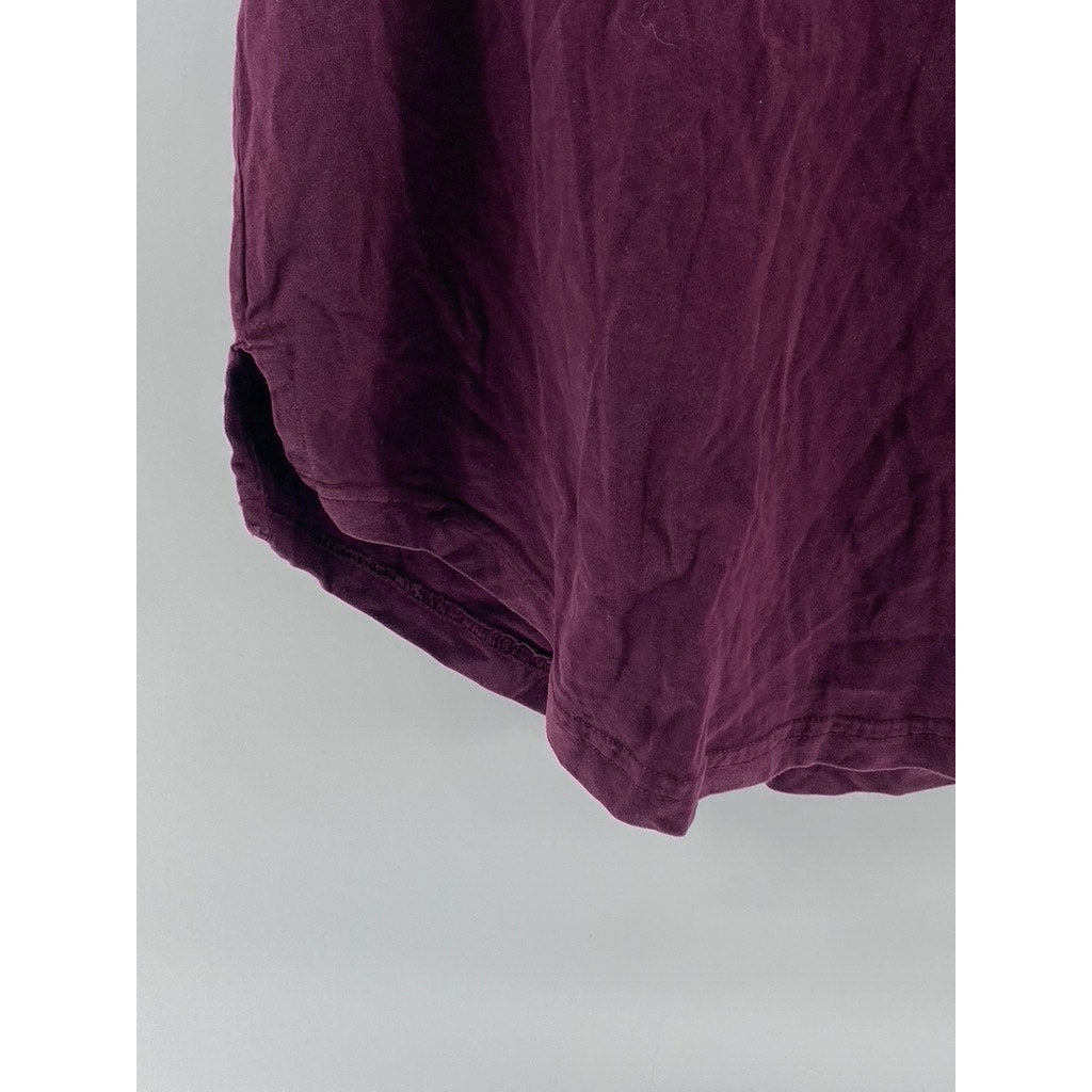 YOUNGLA Men's Plum Crewneck Pullover Sleeveless Casual Shirt SZ M