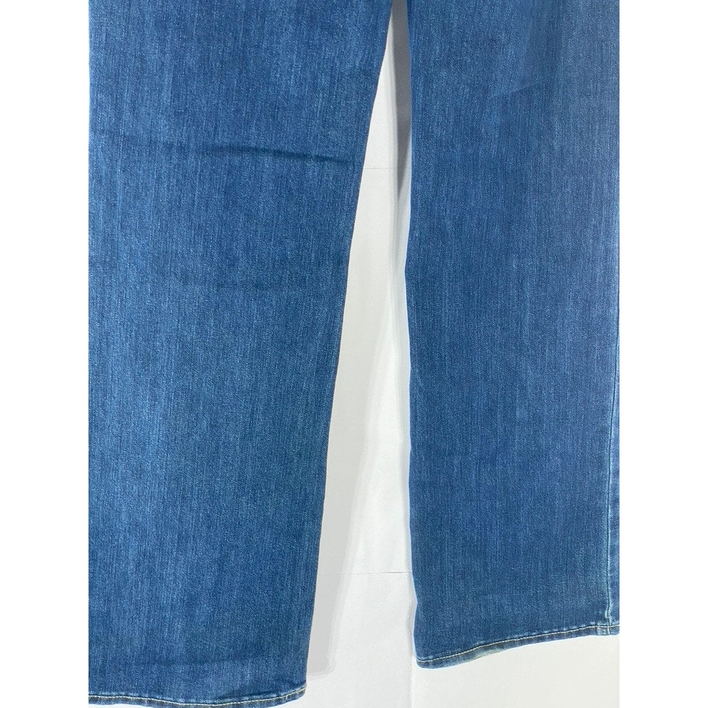 GAP Women's Dark Blue Denim Regular-Fit Bootcut Five-Pocket Jean SZ 4/27