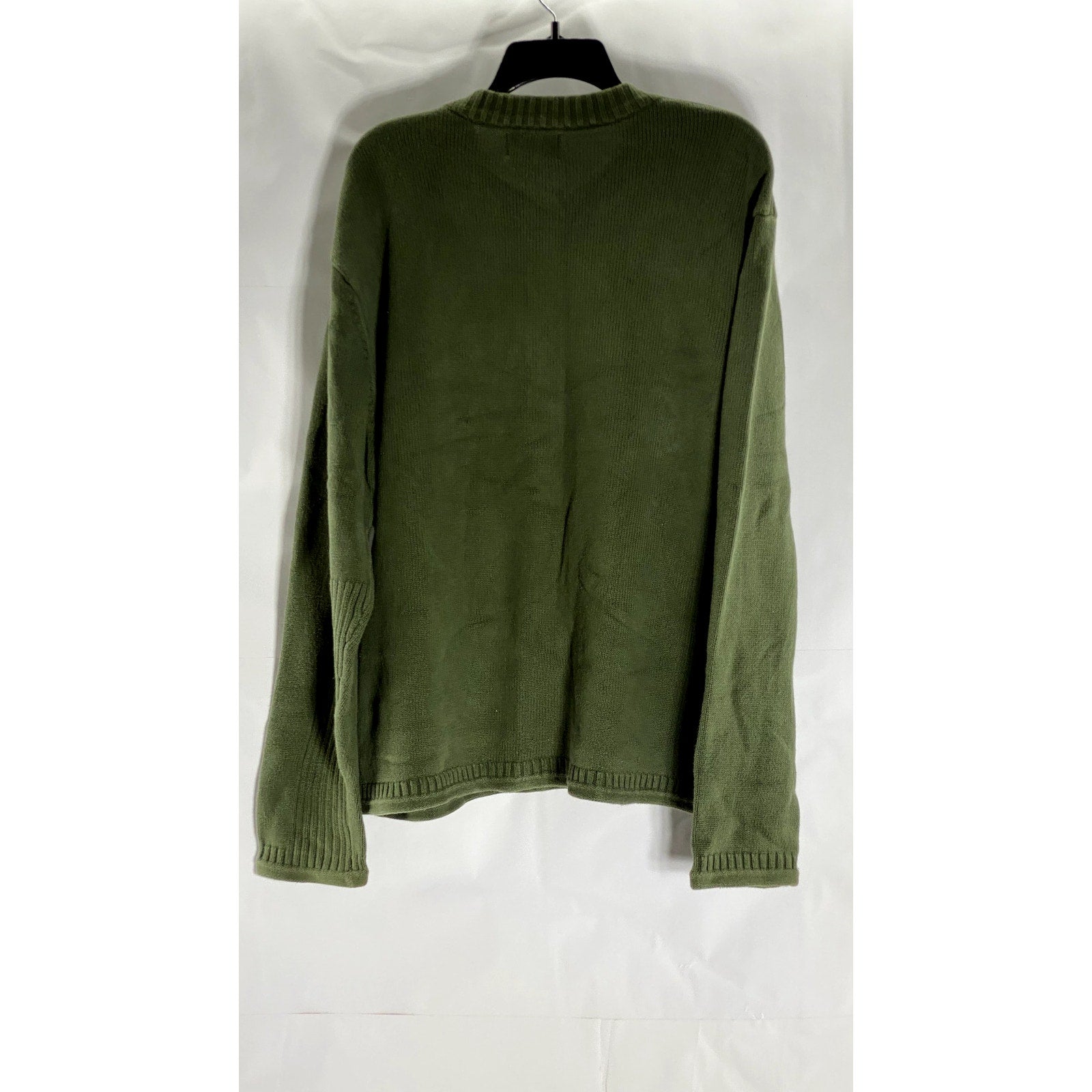 SONOMA LIFE+STYLE Men's Dark Green Knit Crewneck Pullover Sweater SZ XL