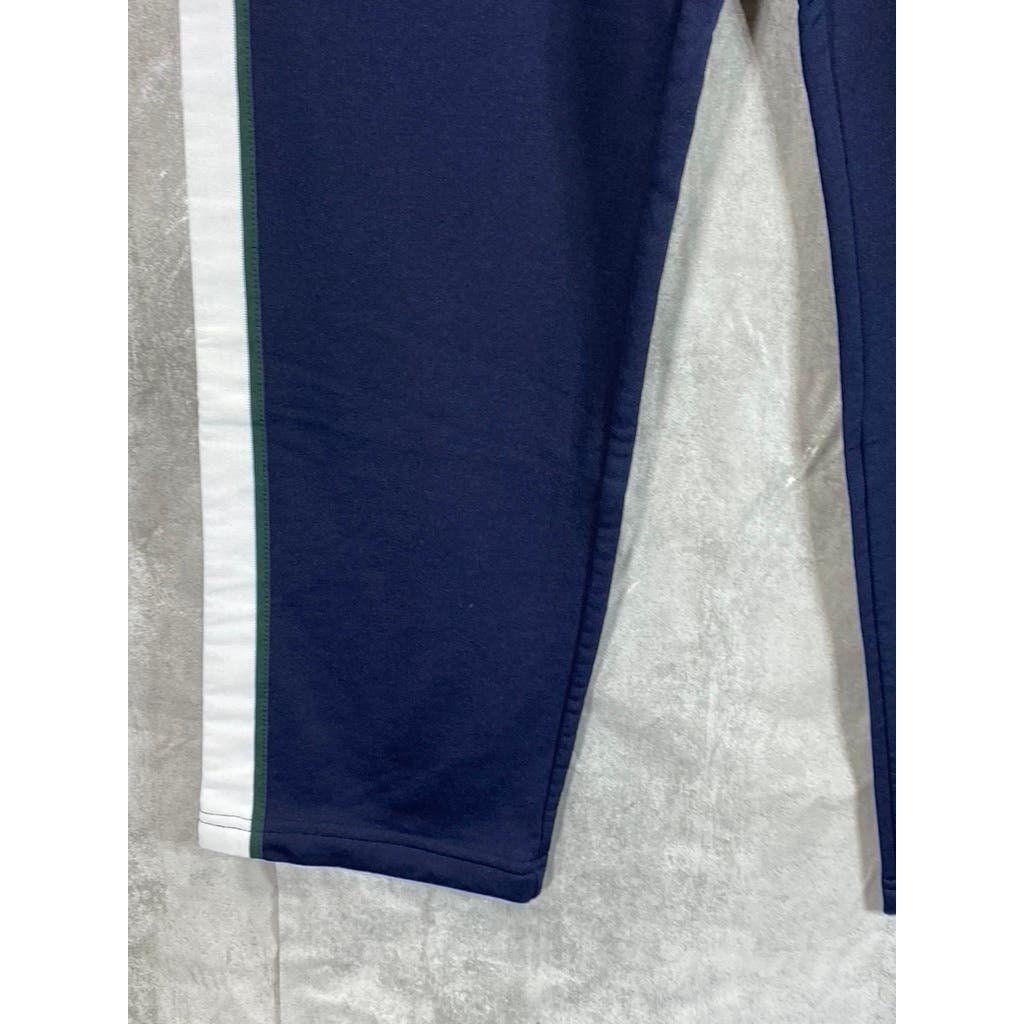 ZARA Men's Navy/White Striped Drawstring Pull-On Sweatpants SZ XL