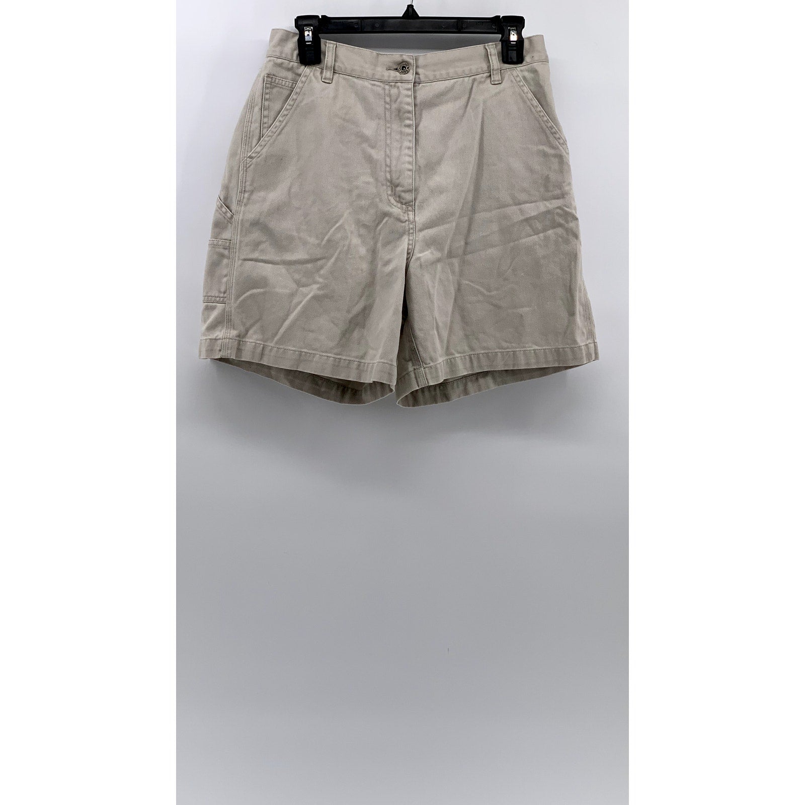 CHRISTOPHER & BANKS Women's Beige Chino Shorts SZ 10