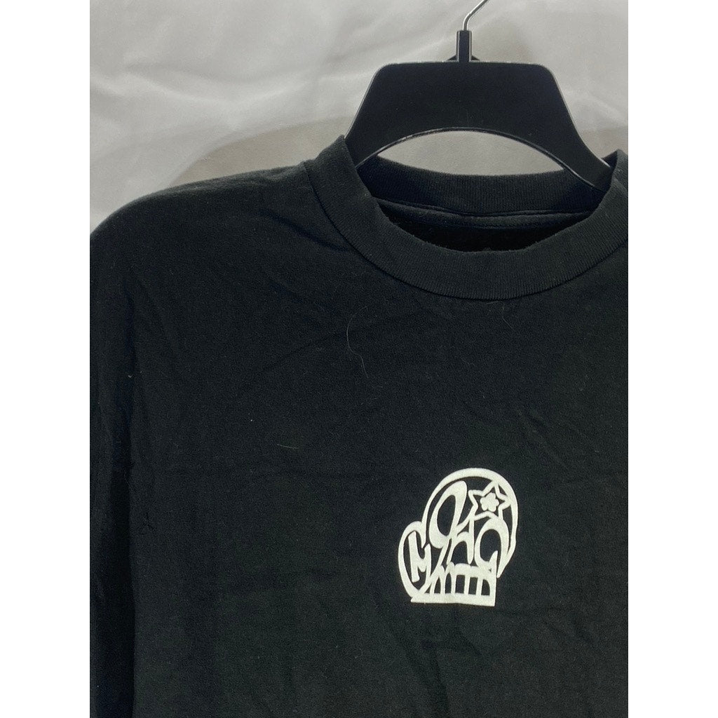 KATSU X STAR Men's Black Crewneck Short Sleeve Graffiti Graphic T-Shirt SZ M