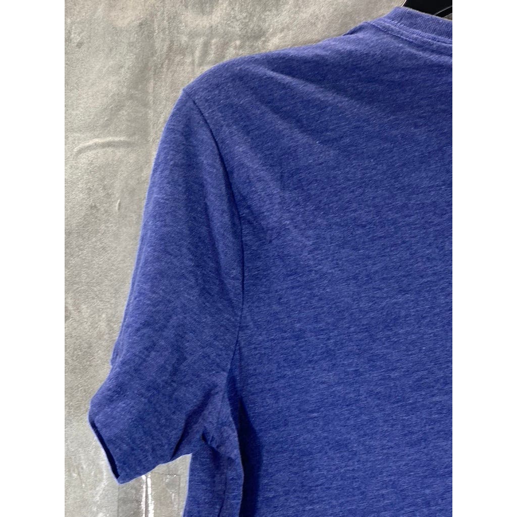 J.CREW Men's Dark Blue Washed Crewneck Regular-Fit Short Sleeve T-Shirt SZ S