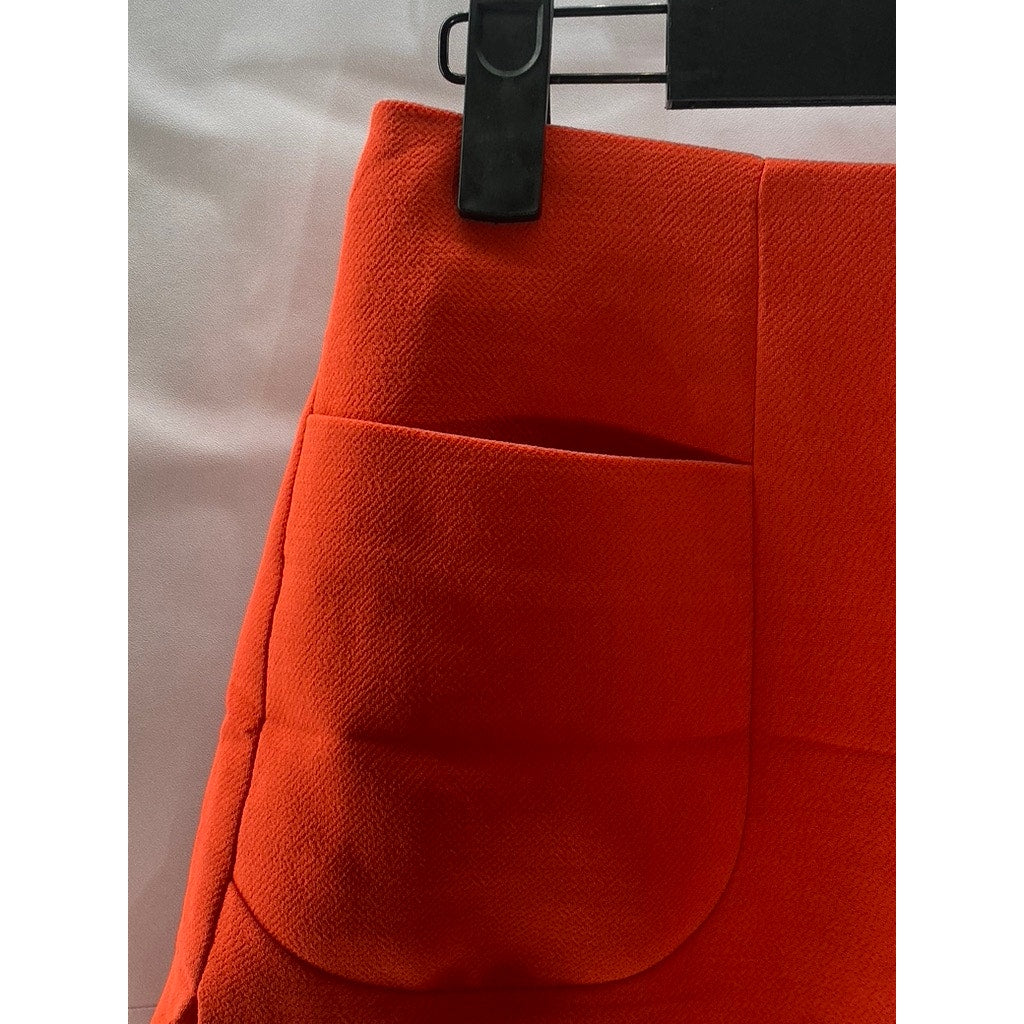 PINKYOTTO COLLECTION Women's Dark Orange Round Slit Hem Pull-On Shorts SZ XS