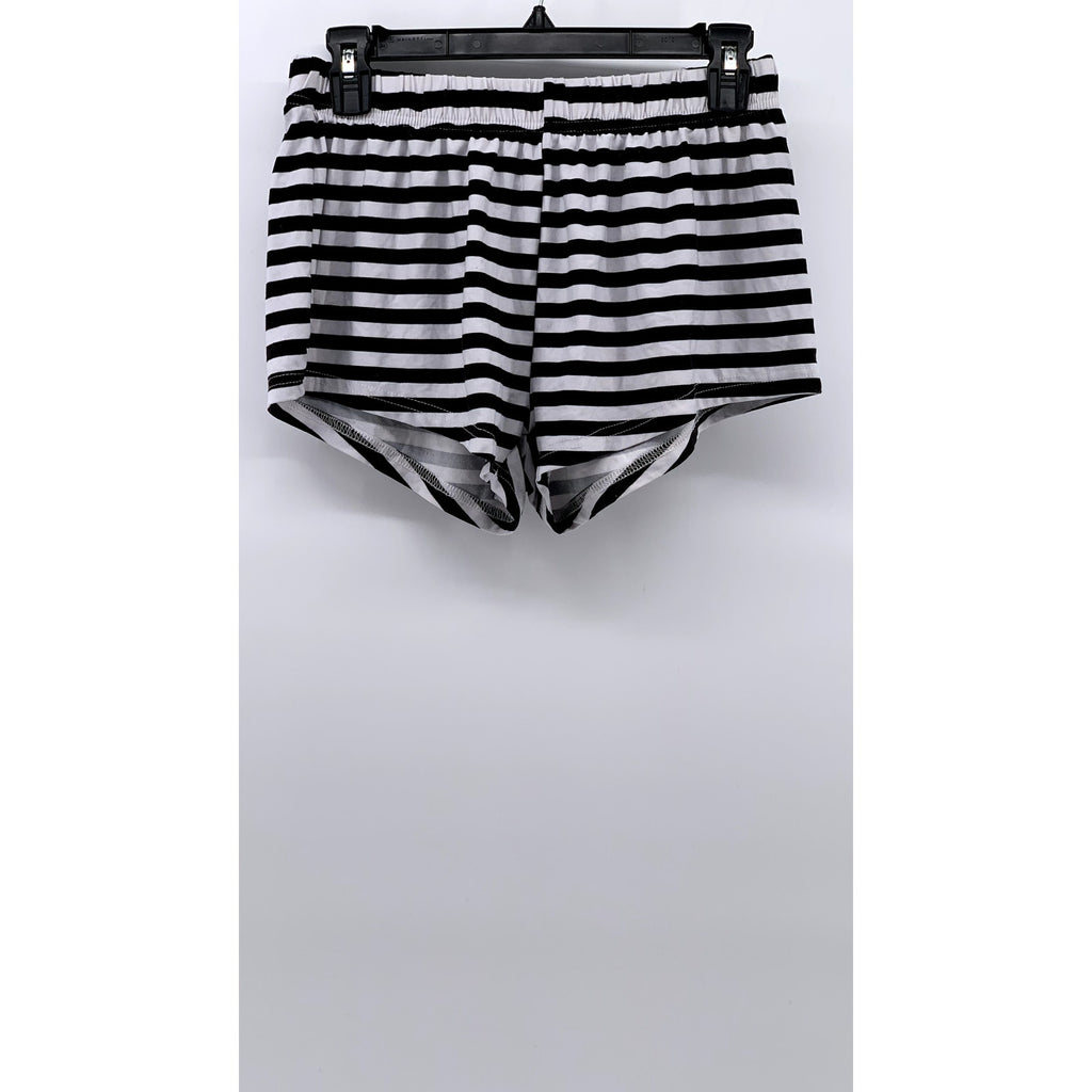 DISNEY Women's Black-White The Night Before Christmas Striped Sleep Shorts SZ S