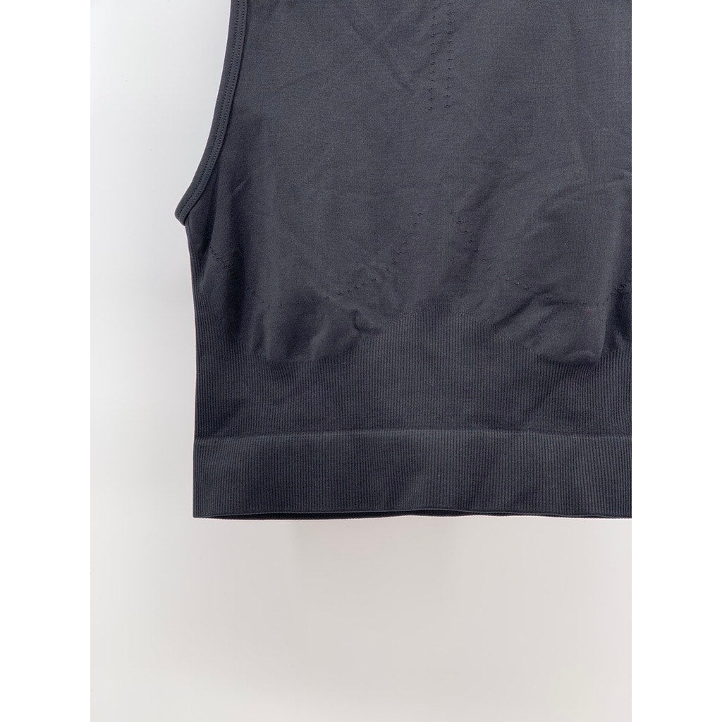 GYMSHARK Women's Black Cutout Cropped Tank Top SZ XS