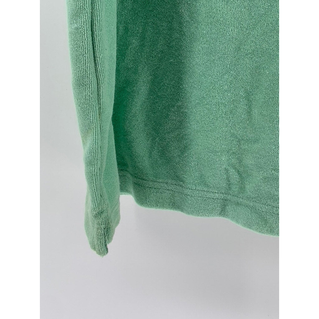 H&M Men's Mint Green Relaxed-Fit Polo Shirt SZ L