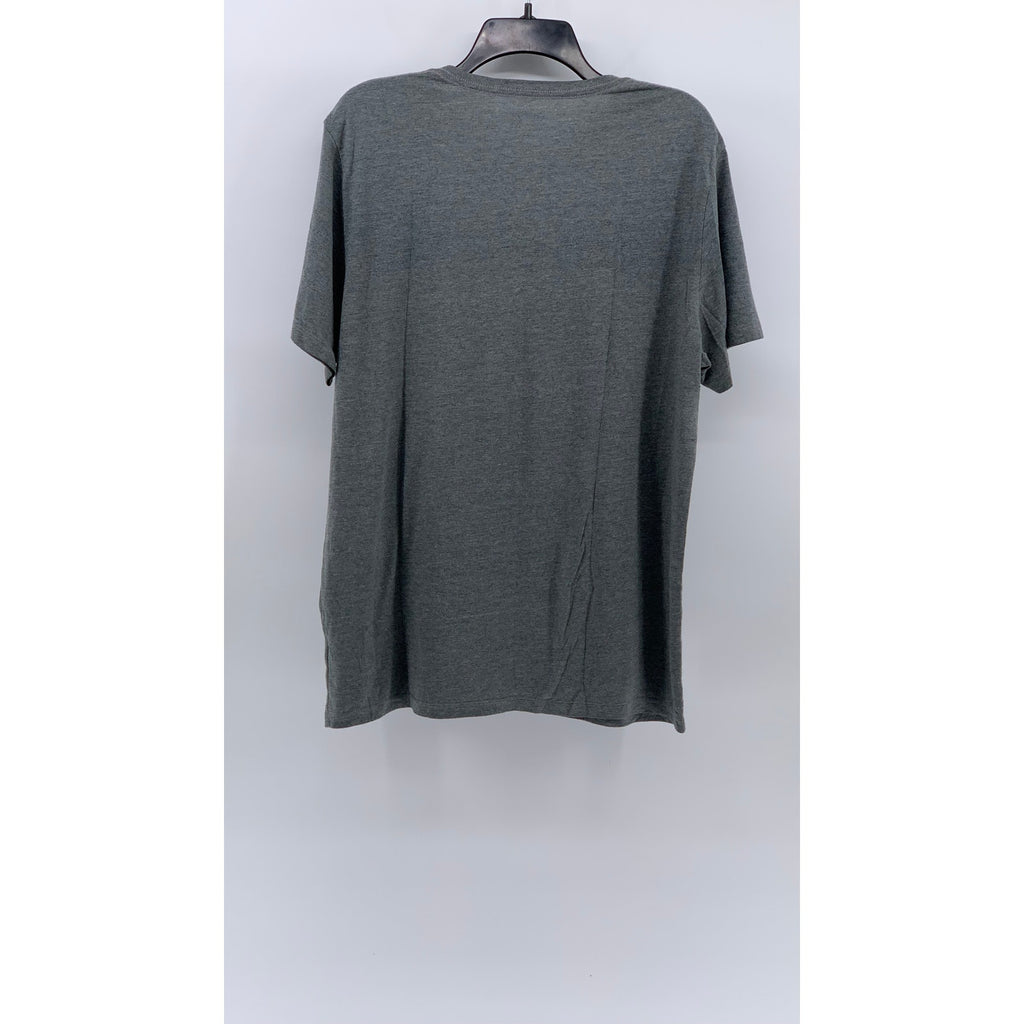 OLD NAVY Men's Heather Gray Modelo Graphic Crewneck Short Sleeve T-Shirt SZ L