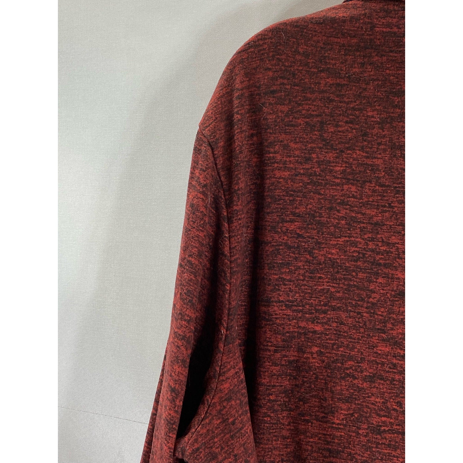 TAILORBYRD Collection Men's Burgundy Regular-Fit Long Sleeve Polo Shirt SZ L